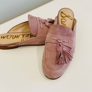 Sam Edelman 6.5 | Paris Suede Tassel Mules In Pink